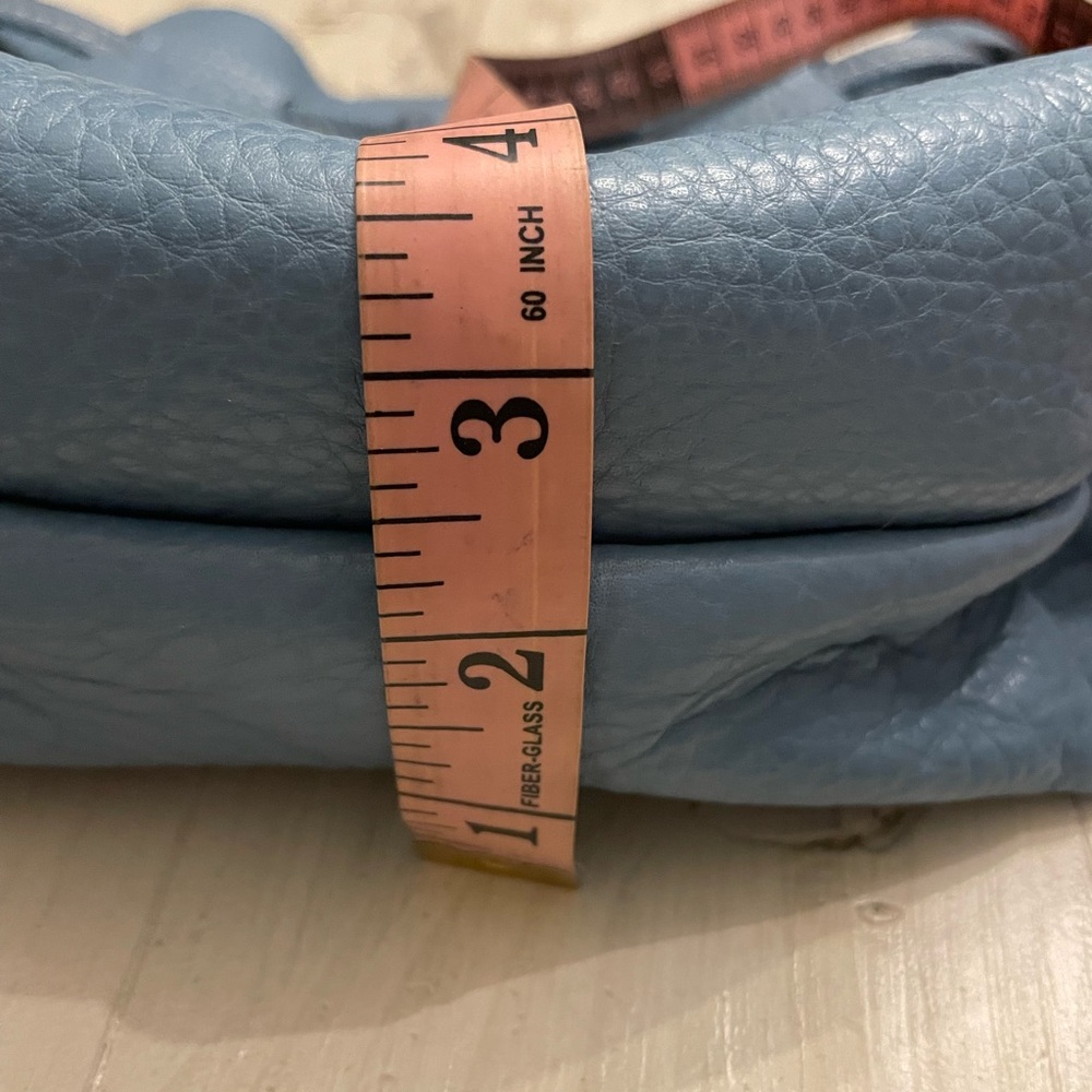 Blue Portland Leather Bucket Bag - Picture 7 of 7